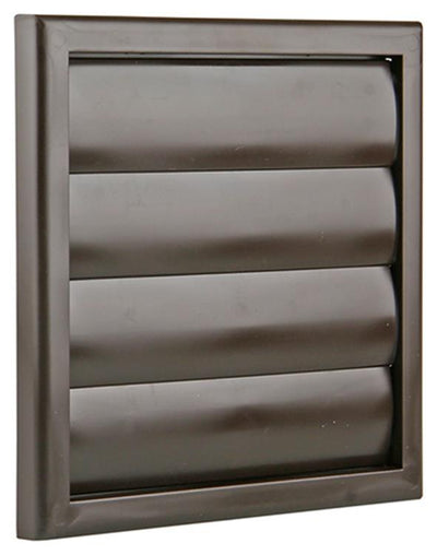 Renson 1006375 - grille de hotte aspirante en saillie 733 PVC RAL 8019 187x187mm | 2 pièces