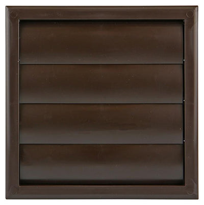 Renson 1006375 - grille de hotte aspirante en saillie 733 PVC RAL 8019 187x187mm | 2 pièces