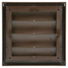 Renson 1006375 - grille de hotte aspirante en saillie 733 PVC RAL 8019 187x187mm | 2 pièces