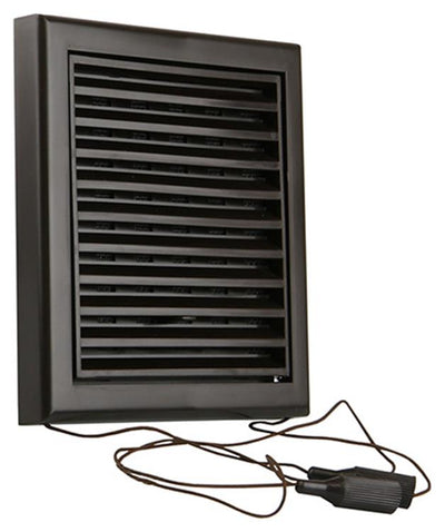 Renson 1006367 - surface de grille réglable. 732 pvcral 8019 154x154mm | 2 pièces