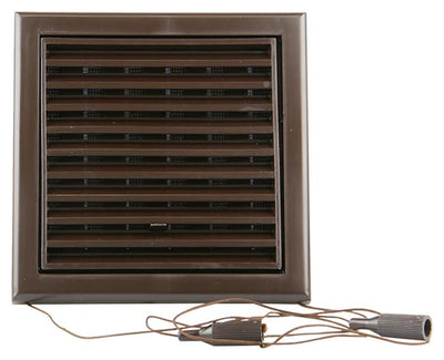 Renson 1006367 - surface de grille réglable. 732 pvcral 8019 154x154mm | 2 pièces