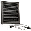 Renson 1006369 - surface de grille réglable. 732 pvcral 8019 187x187mm | 2 pièces