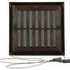 Renson 1006369 - surface de grille réglable. 732 pvcral 8019 187x187mm | 2 pièces