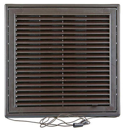 Renson 1006371 - surface de grille réglable. 732 pvcral 8019 250x250mm | 2 pièces