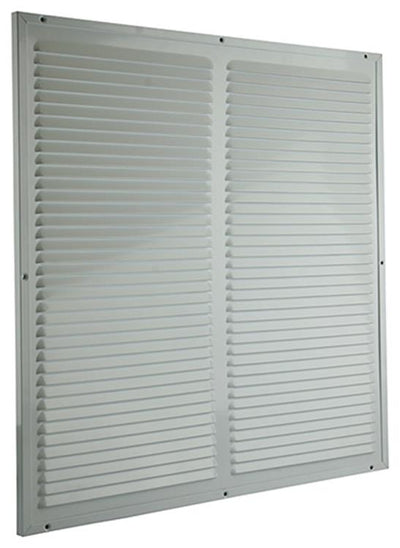 Renson 1006339 - grille à hélices + cadre + moustiquaire. construction 437 ral9010 500x500mm | 2 pièces