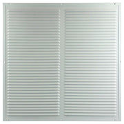 Renson 1006339 - grille à hélices + cadre + moustiquaire. construction 437 ral9010 500x500mm | 2 pièces - afbeelding 2