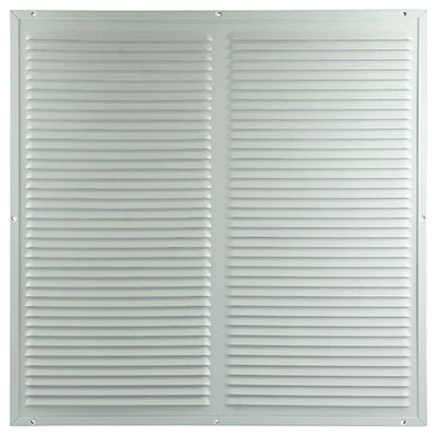 Renson 1006339 - grille à hélices + cadre + moustiquaire. construction 437 ral9010 500x500mm | 2 pièces