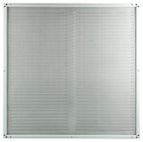 Renson 1006339 - grille à hélices + cadre + moustiquaire. construction 437 ral9010 500x500mm | 2 pièces - afbeelding 3