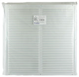 Renson 1006339 - grille à hélices + cadre + moustiquaire. construction 437 ral9010 500x500mm | 2 pièces - afbeelding 4