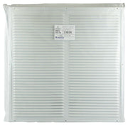 Renson 1006339 - grille à hélices + cadre + moustiquaire. construction 437 ral9010 500x500mm | 2 pièces - afbeelding 4