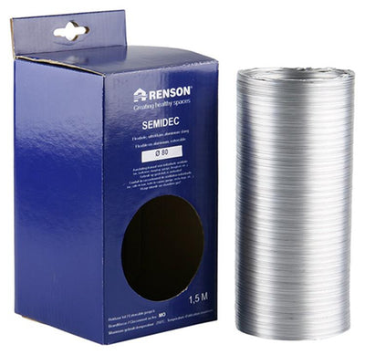 Renson 1006208 - flexible aluminium dia 80 1500mm | 2 pièces