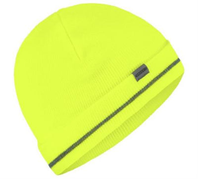 Bonnet tricoté Dassy Xipe jaune fluo