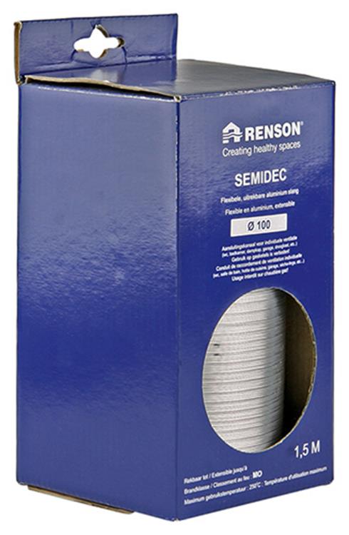 Renson 1006196 - flexible aluminium dia 100 1500 mm | 2 pièces