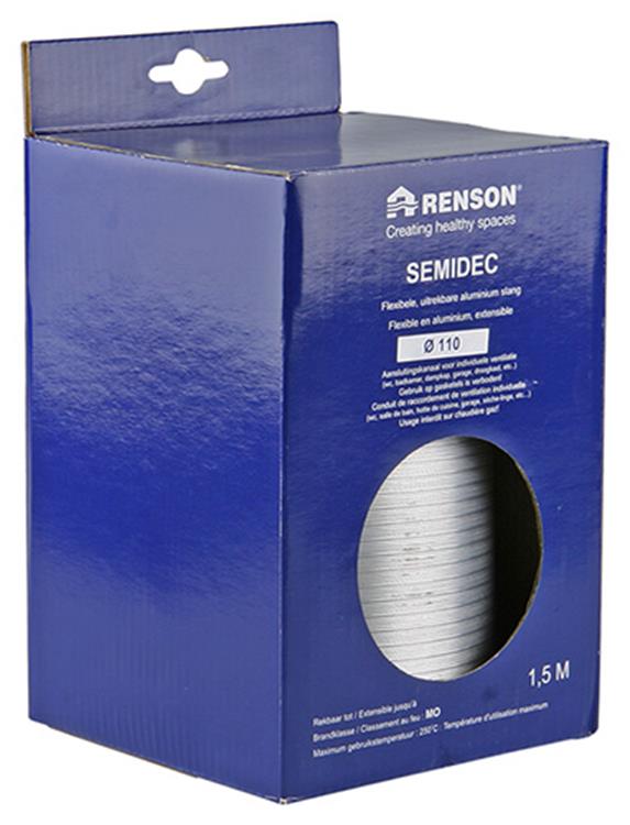 Renson 1006198 - flexible en aluminium dia 110 1500 mm | 2 pièces