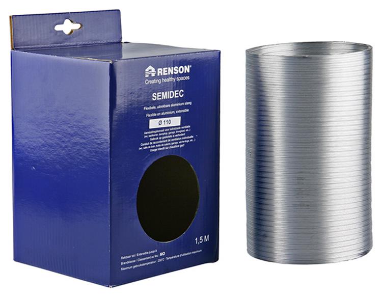 Renson 1006198 - flexible en aluminium dia 110 1500 mm | 2 pièces