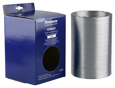 Renson 1006202 - flexible aluminium dia 130 1500 mm | 2 pièces