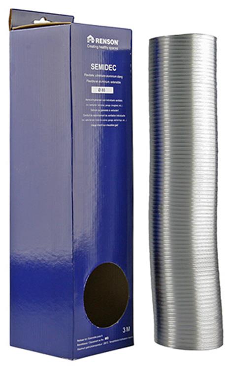 Renson 1006209 - flexible en aluminium dia 80 3000 mm | 2 pièces