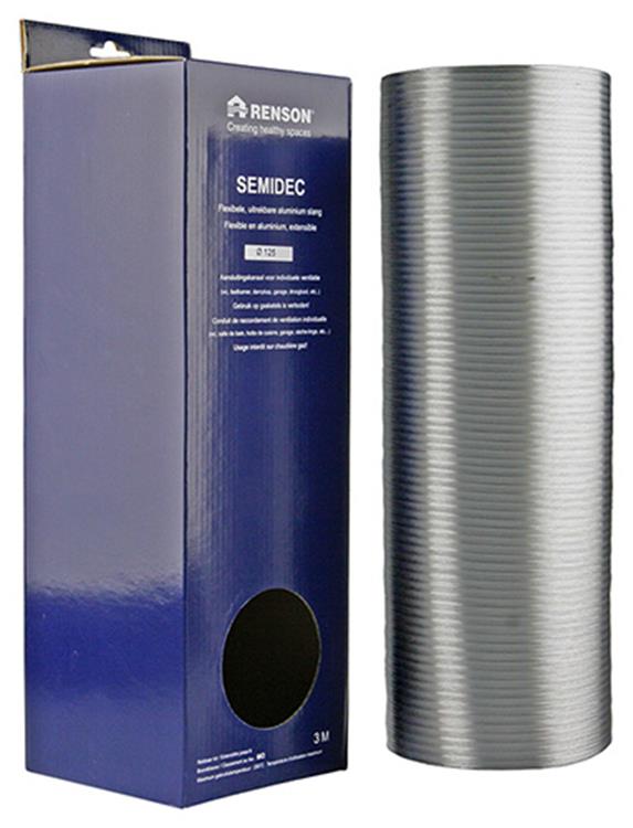 Renson 1006201 - flexible en aluminium dia 125 3000 mm | 2 pièces