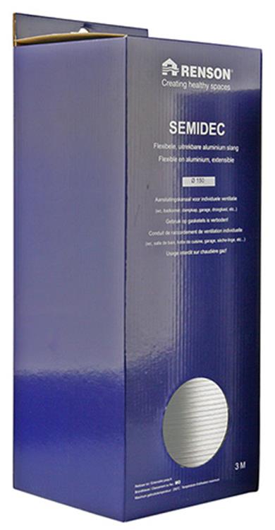 Renson 1006205 - flexible en aluminium dia 150 3000 mm | 2 pièces
