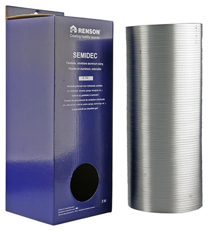 Renson 1006205 - flexible en aluminium dia 150 3000 mm | 2 pièces