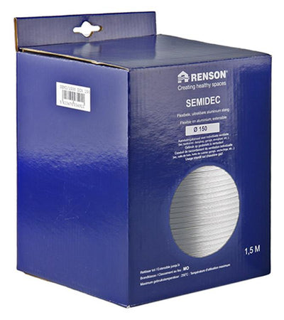 Renson 1006204 - flexible aluminium dia 150 1500 mm | 2 pièces