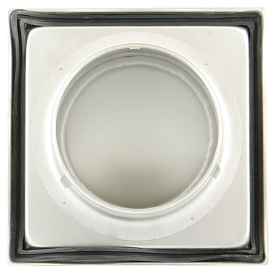 Renson 1006332 - grille de hotte aspirante 641 acier inoxydable ø 100 | 2 pièces
