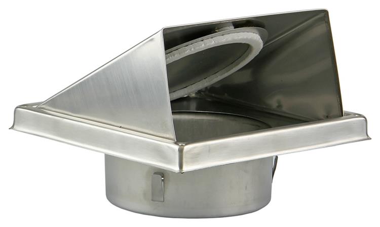 Renson 1006332 - grille de hotte aspirante 641 acier inoxydable ø 100 | 2 pièces