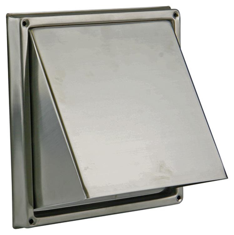 Renson 1006334 - grille de hotte aspirante à encastrer en acier inoxydable 641 ø 150 | 2 pièces