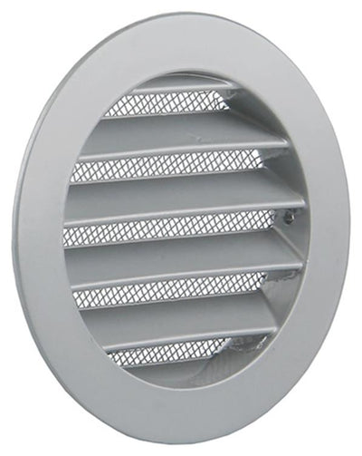 Renson 1006258 - grille ronde encastrable 434 r alural 9006 ø 100 | 10 pièces