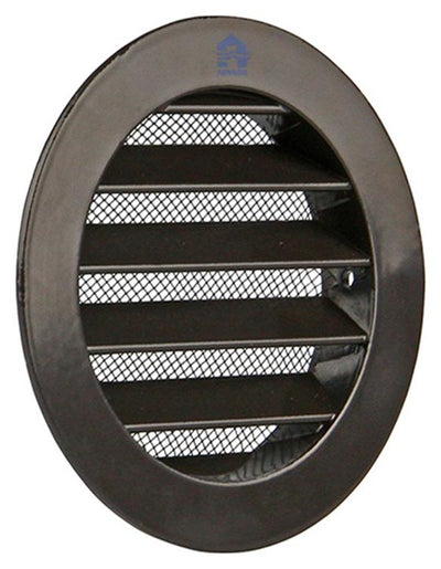 Renson 1006260 - grille ronde encastrable 434 r alural 8019 ø 100 | 10 pièces