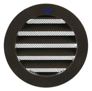 Renson 1006260 - grille ronde encastrable 434 r alural 8019 ø 100 | 10 pièces - afbeelding 2