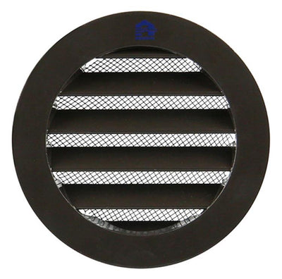 Renson 1006260 - grille ronde encastrable 434 r alural 8019 ø 100 | 10 pièces