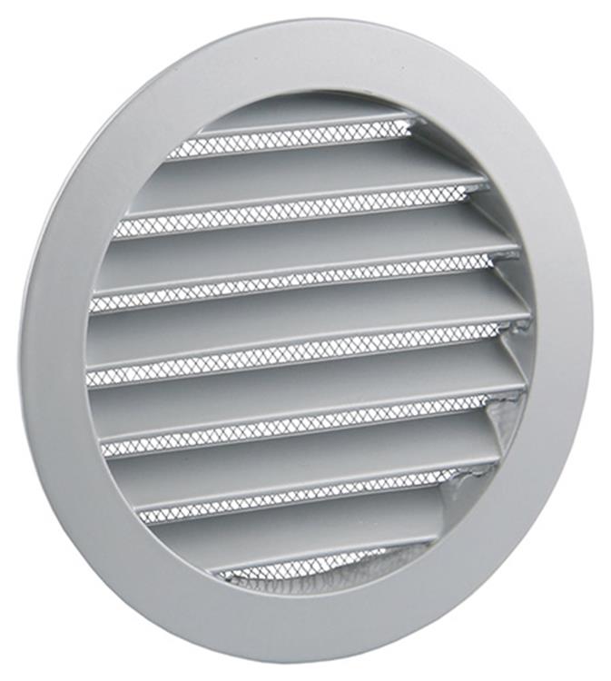 Renson 1006261 - grille ronde encastrable 434 r alural 9006 ø 125 | 10 pièces