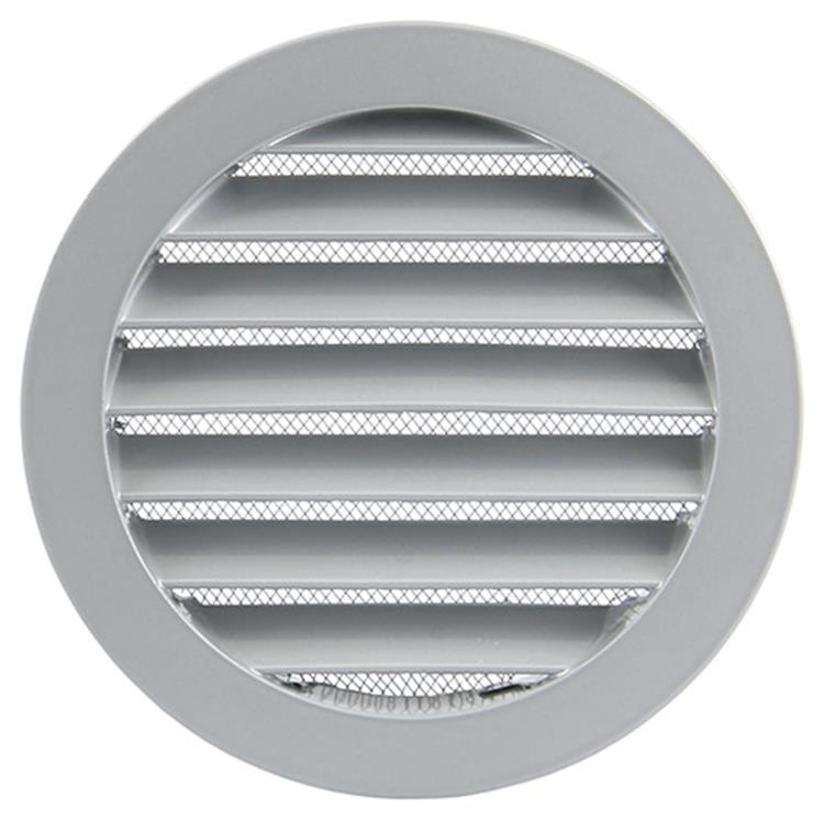 Renson 1006261 - grille ronde encastrable 434 r alural 9006 ø 125 | 10 pièces