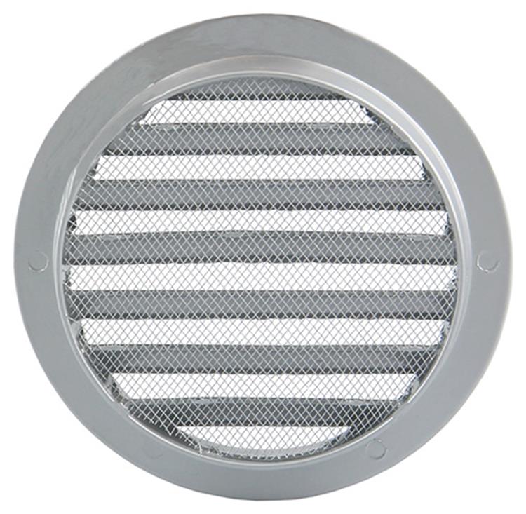 Renson 1006261 - grille ronde encastrable 434 r alural 9006 ø 125 | 10 pièces