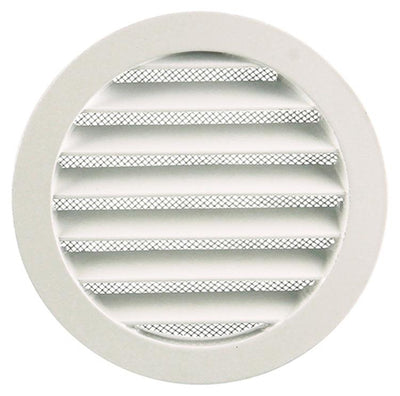 Renson 1006262 - grille ronde encastrable 434 r alural 9010 ø 125 | 10 pièces