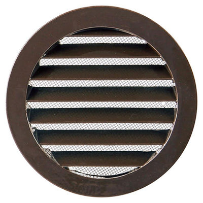 Renson 1006263 - grille ronde encastrable 434 r alural 8019 ø 125 | 10 pièces