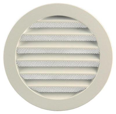 Renson 1006265 - grille ronde encastrable 434 r alural 9010 ø 150 | 10 pièces