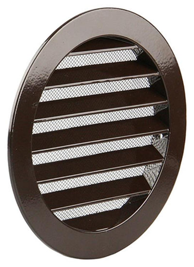 Renson 1006266 - grille ronde encastrable 434 r alural 8019 ø 150 | 10 pièces