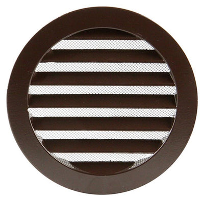 Renson 1006266 - grille ronde encastrable 434 r alural 8019 ø 150 | 10 pièces