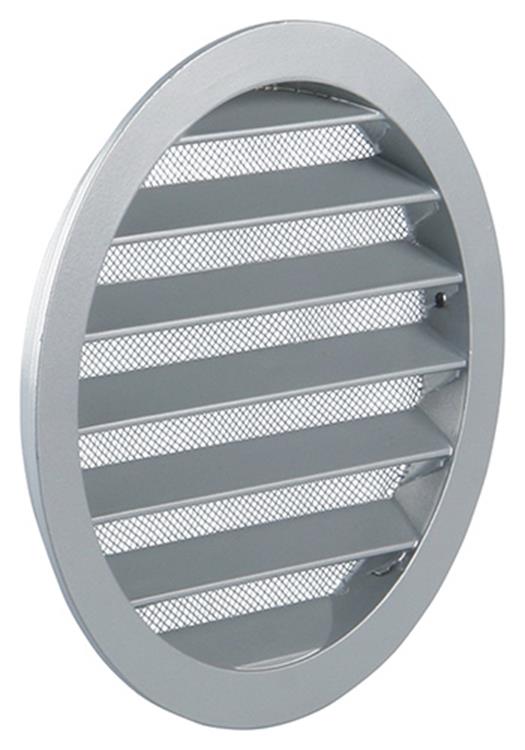 Renson 1006267 - grille ronde encastrable 434 r alural 9006 ø 160 | 10 pièces