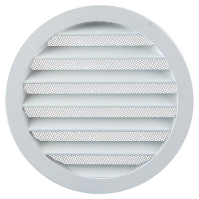 Renson 1006268 - grille ronde encastrable 434 r alural 9010 ø 160 | 10 pièces
