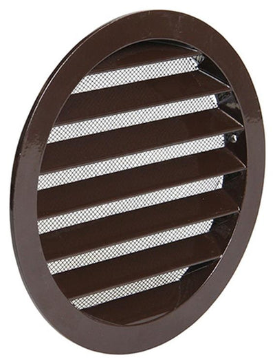 Renson 1006269 - grille ronde encastrable 434 r alural 8019 ø 160 | 10 pièces