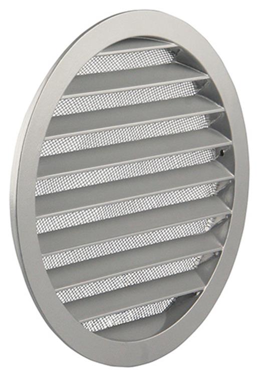 Renson 1006270 - grille ronde encastrable 434 r alural 9006 ø 200 | 5 pièces
