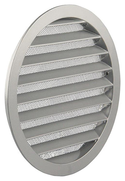Renson 1006270 - grille ronde encastrable 434 r alural 9006 ø 200 | 5 pièces