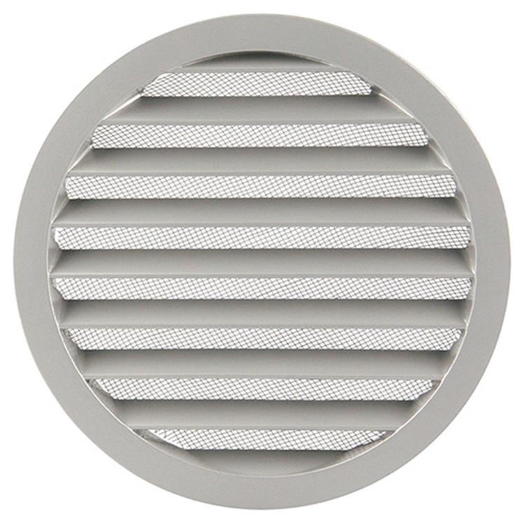 Renson 1006270 - grille ronde encastrable 434 r alural 9006 ø 200 | 5 pièces