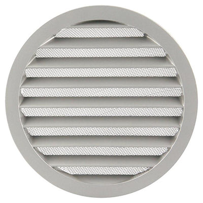 Renson 1006270 - grille ronde encastrable 434 r alural 9006 ø 200 | 5 pièces