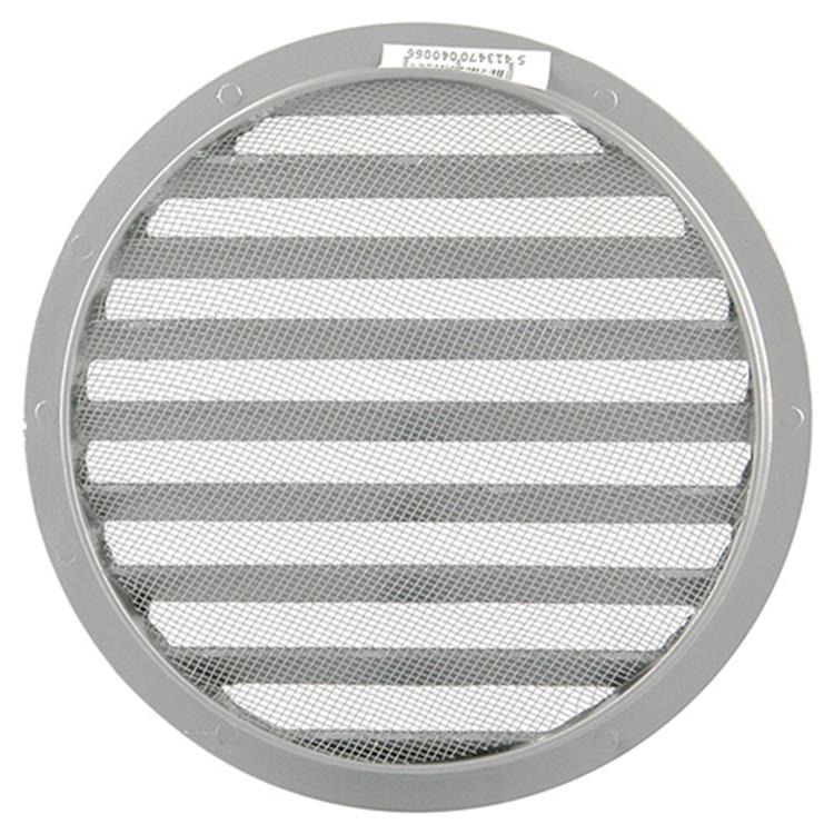 Renson 1006270 - grille ronde encastrable 434 r alural 9006 ø 200 | 5 pièces