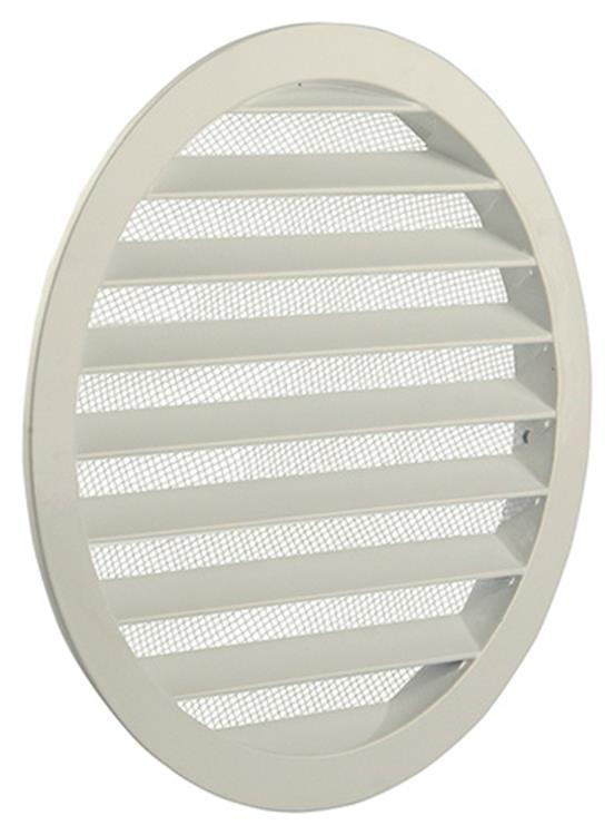 Renson 1006271 - grille ronde encastrable 434 r alural 9010 ø 200 | 5 pièces