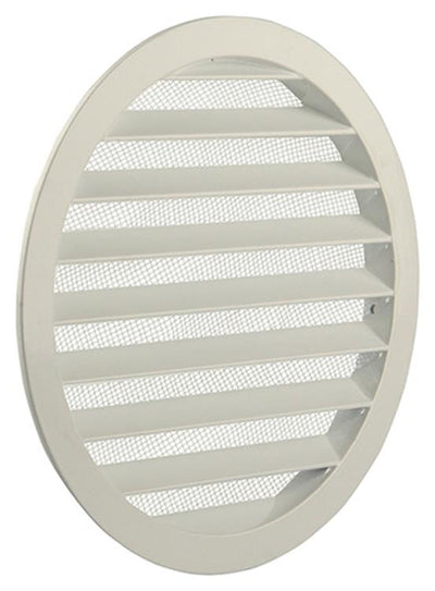 Renson 1006271 - grille ronde encastrable 434 r alural 9010 ø 200 | 5 pièces